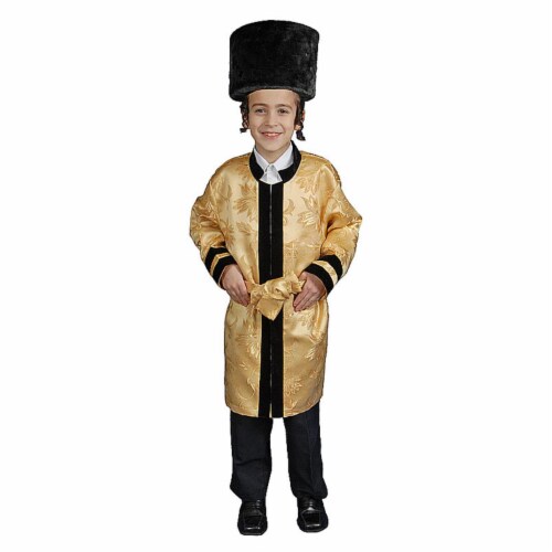Dress Up America 382-T2 Kids Jewish Grand Rabbi robe - Size Toddler T2 Perspective: front