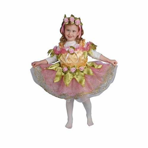 Dress Up America 419-L Ballerina Girls Costume- Large - Age 12 to 14 Perspective: front