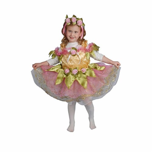 Dress Up America  Ballerina Girls Costume- Large - Age 12 to 14 Perspective: front