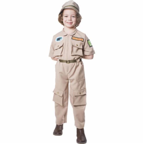 Dress Up America  Zoo Keeper Child Costume - Size Small Perspective: front