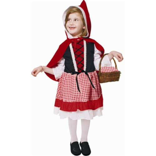 Dress Up America 543-L Lil Red Riding Hood - Size Large Perspective: front