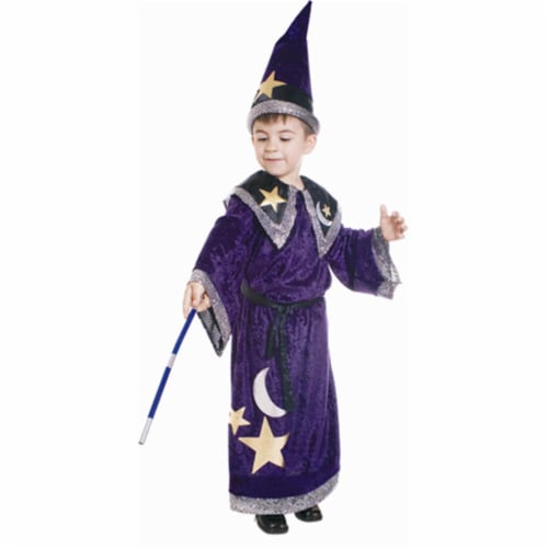 Dress Up America 548-T4 Magic Wizard Costume - Size T4 Perspective: front
