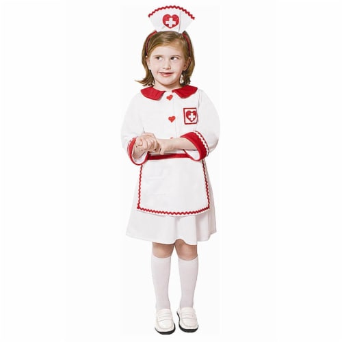 Dress Up America 549-S Red Cross Nurse - Size Small 4-6 Perspective: front