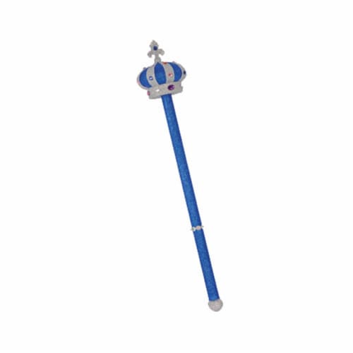 Dress Up America 612 20'' Long Scepter - Blue and Silver Perspective: front