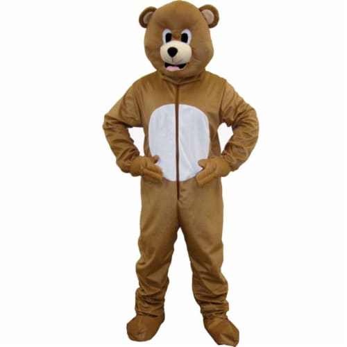 Dress Up America 593-T4 Brown Bear Mascot - Toddler 4 Perspective: front