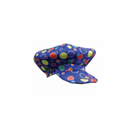 Dress Up America 619-B Blue Clown Cap Costumes Perspective: front