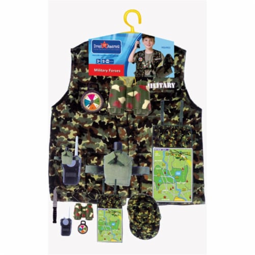 Dress Up America 702 Military Forces Role Play Dress Up Set - Ages 3-7 Perspective: front
