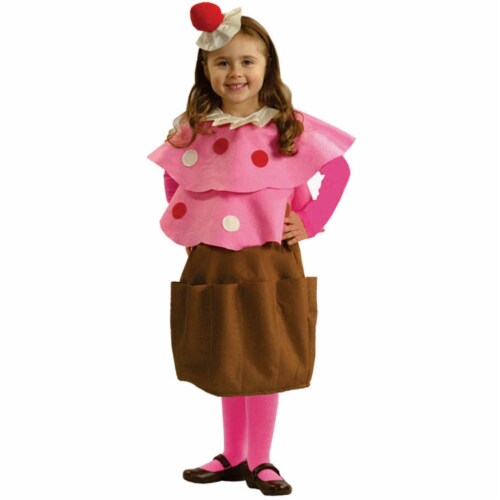 Dress Up America 706-T4 Toddler 4 Creamy Cupcake Costume Perspective: front