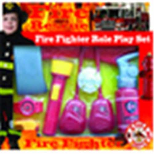 Dress Up America Fire Fighter Role Play Kit Costume Perspective: front