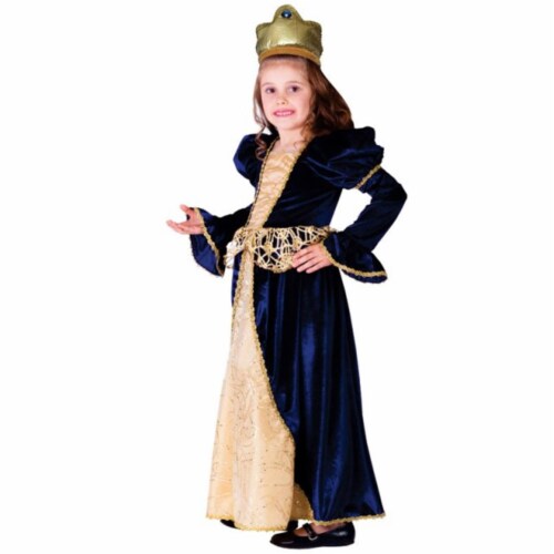 Dress Up America  Renaissance Princess Costume- Medium - Age 8 to 10 Perspective: front
