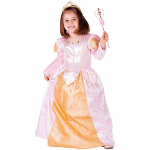 Dress Up America 760-M Pink Belle Ball Gown- Medium - Age 8 to 10 Perspective: front