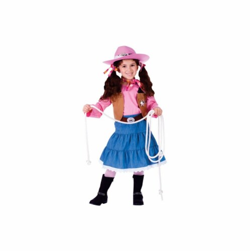 Dress Up America  Junior CowGirl Costume&#44; Large - Age 12 to 14 Perspective: front
