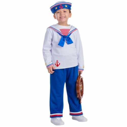 Dress Up America Sailor Boys Costume- T4 Costume Perspective: front