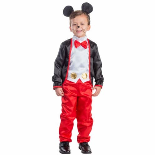 Dress Up America  Charming Mr. Mouse Boys Costume- Large - Age 12 to 14 Perspective: front