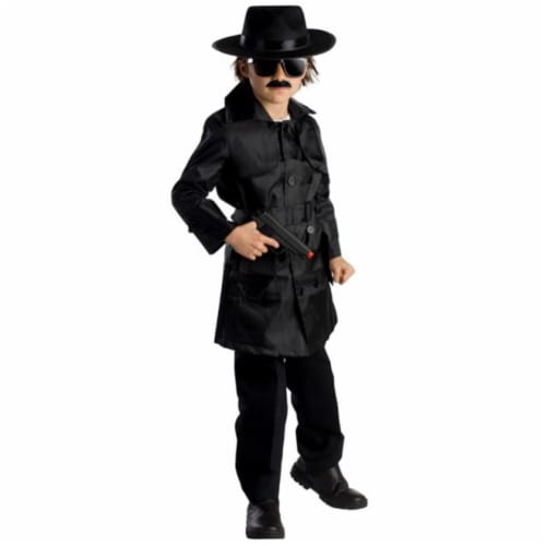 Dress Up America  Spy Agent Boys Costume- Small - Age 4 to 6 Perspective: front