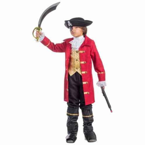 Dress Up America Elite Boys Pirate Costume- T4 Costume Perspective: front
