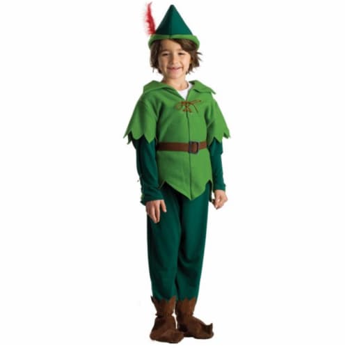 Dress Up America 837-T4 Peter Pan Boys Costume, T4 Perspective: front