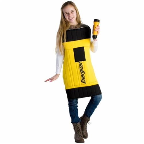 Dress Up America 802-L Kids Energizer Flashlight Costume- Large - Age 12 to 14 Perspective: front