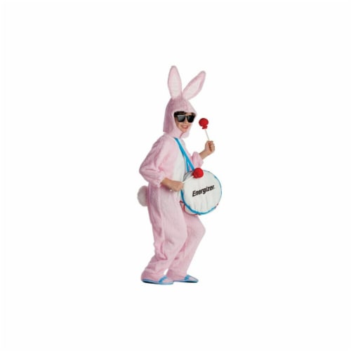 Dress Up America 806-L Energizer Bunny Mascot Costume, Large - Age 12 to 14 Perspective: front