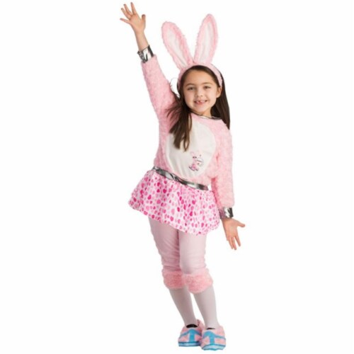 Dress Up America  Toddler Energizer Bunny Girls Dress- T2 Perspective: front