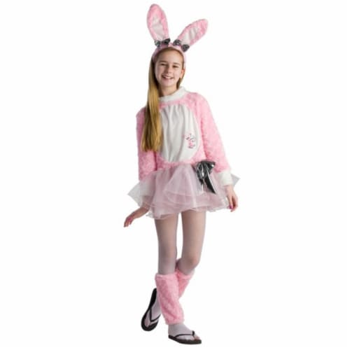 Dress Up America 812-M Tween Energizer Bunny Girls Dress- Medium Perspective: front