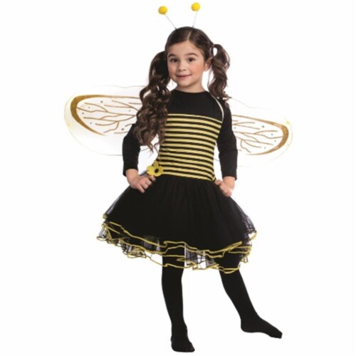 Dress Up America  Bumblebee Dress Costume- T4 Perspective: front