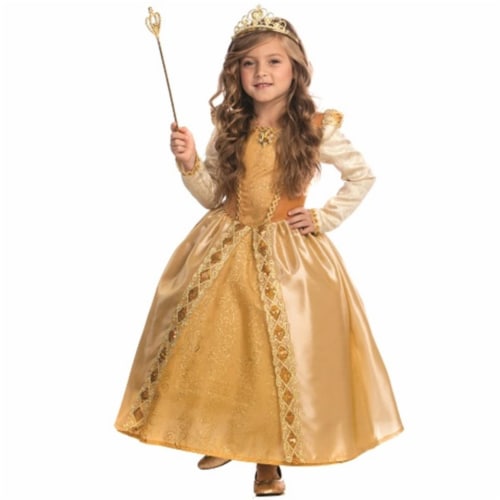 Dress Up America Majestic En Princess Costume- Large - Age 12 To 14 Costume Perspective: front