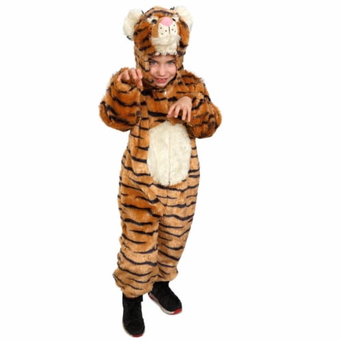 Dress Up America Striped Tiger Costume - Toddler 2 Costume Perspective: front