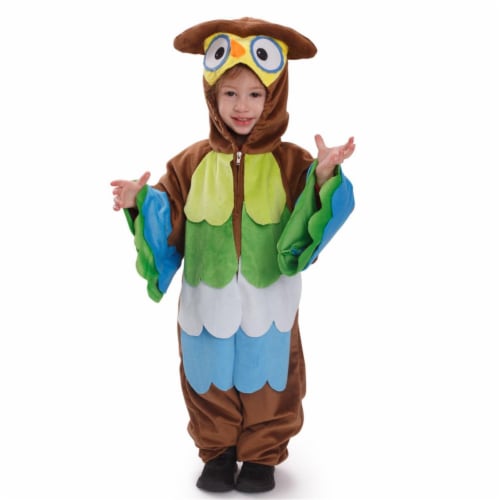 Dress Up America  Hoo Hoo Owl Costume for 6 to 12 Months Baby&#44; Brown Perspective: front
