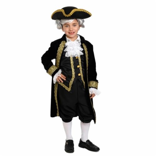 Dress Up America 879-L Historical Alexander Hamilton Costume for 12 to 14 Years Kids, Large Perspective: front