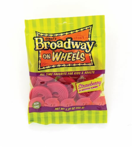 Gerrit's Strawberry Broadway® on Wheels Candy Perspective: front