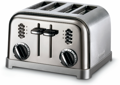 Cuisinart 4-Slice Metal Classic Toaster - Black/Stainless