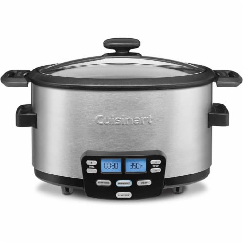 Crock-Pot 4 Quart Stainless Steel Cook & Carry Programmable Slow Cooker  with Lid, 1 Piece - Ralphs