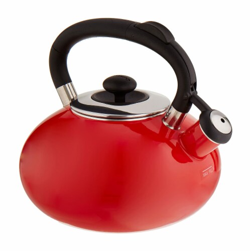 Cuisinart Classic Indulgence 2 Qt Porcelain Enamel Whistling Tea Kettle  Pot, Red, 1 Piece - Kroger