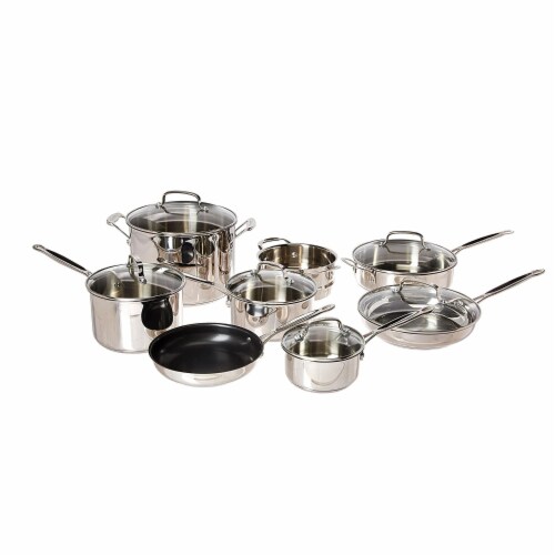 Stainless Steel Induction Friendly Master Chef 4 Pcs Cookware Set For  Kitchen