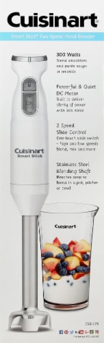 Cuisinart Hand Blender, 2 Speeds, Easy to Use, Immersion Blender