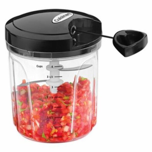 Cuisinart® 5Piece Manual Plastic Food Processor in Black, 4 Cup Kroger