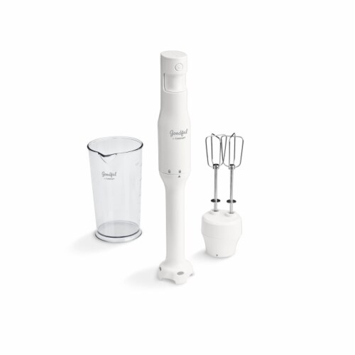 Cuisinart Variable Speed Stick Blender & Mixer Attachment - White Perspective: front