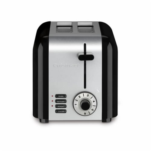 Cuisinart 2-Slice Brushed Hybrid Toaster - Stainless Steel Perspective: front