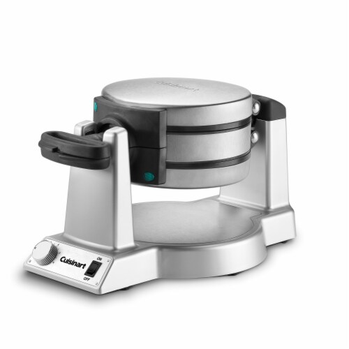 Cuisinart Double Waffle Maker - Silver Perspective: front