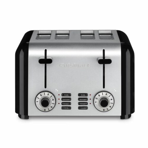 Cuisinart 4-Slice Hybrid Toaster - Brushed Stainless Steel Perspective: front