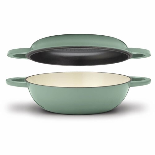 Cuisinart CI55282SG Chefs Classic Enameled Cast Iron 2in1 Cookware