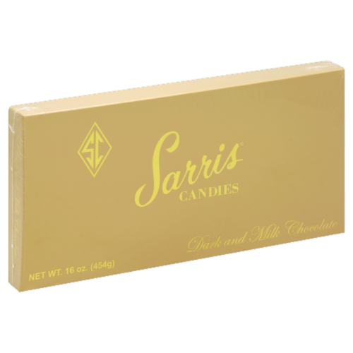 Sarris Candies Dark and Milk Chocolate Assortment Perspective: front