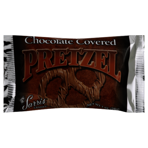 Sarris Candies Chocolate Covered Pretzel Perspective: front