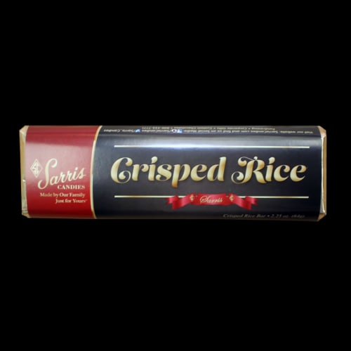 Sarris Candies Crisped Rice Bar Perspective: front