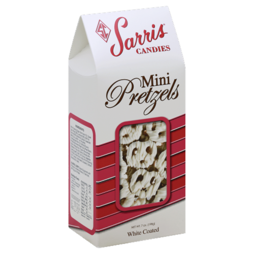 Sarris Candies White Coated Mini Pretzels Perspective: front