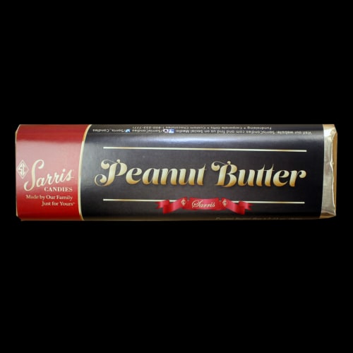 Sarris Candies Peanut Butter Chocolate Bar Perspective: front