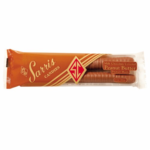 Sarris Peanut Butter Pretzel Rods Perspective: front