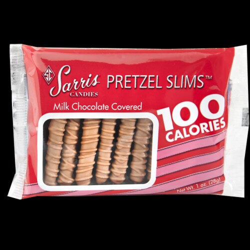 Sarris Pretzel Slims 100 Calories Perspective: front