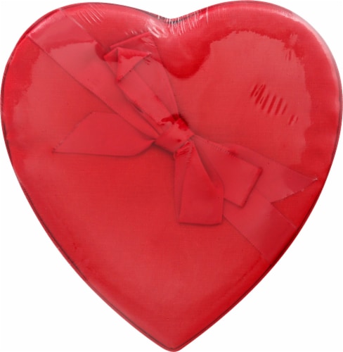 Sarris Candies Red Velvet Heart Boxed Chocolates Perspective: front